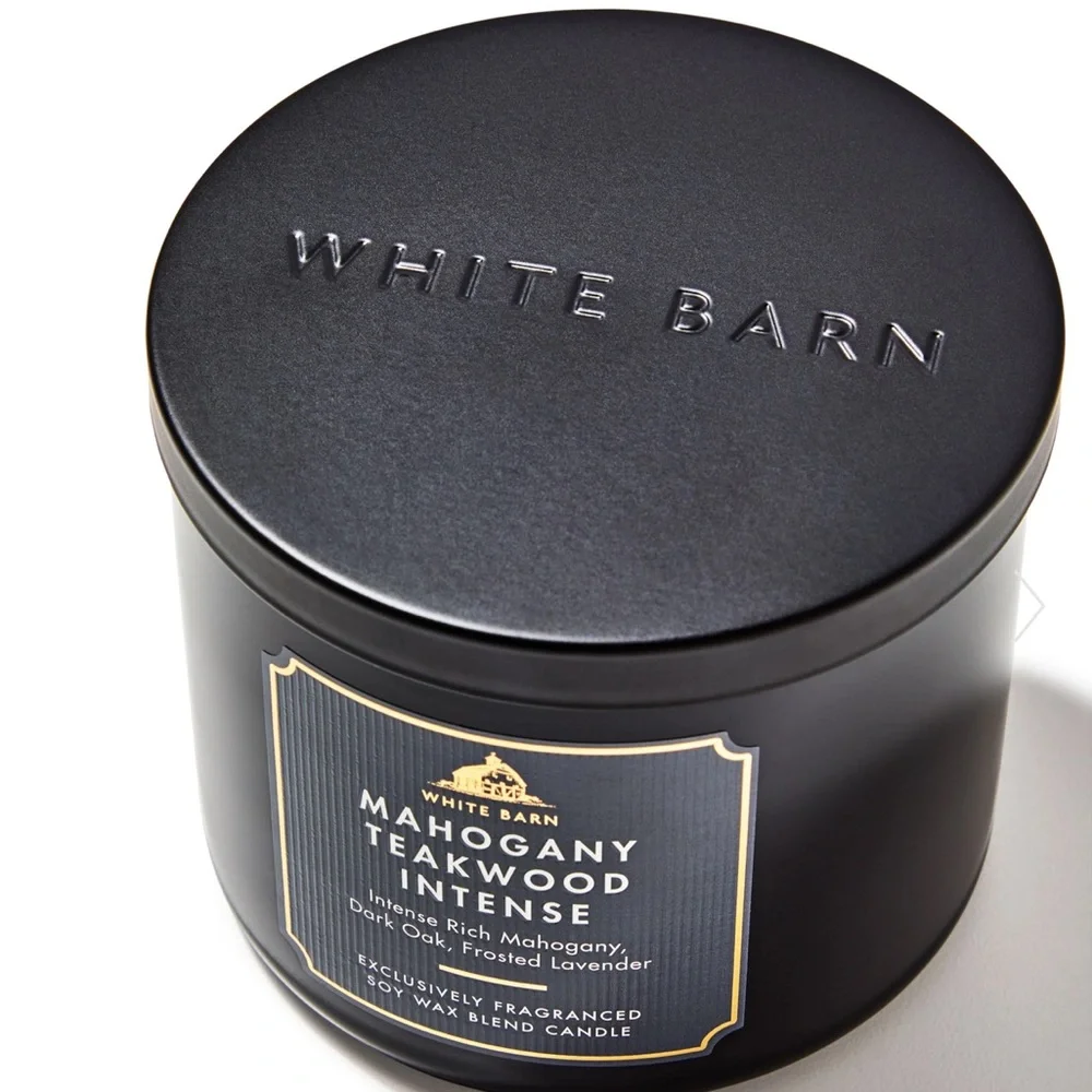 White Barn Mahogany Teakwood Intense 3-Wick Candle